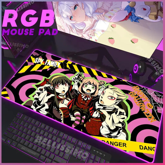 Spy x Family Halloween RGB Desk Mat